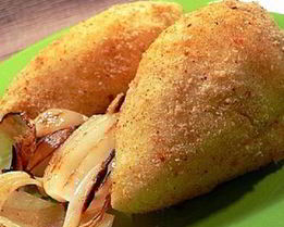 Постные картофельные зразы с грибами