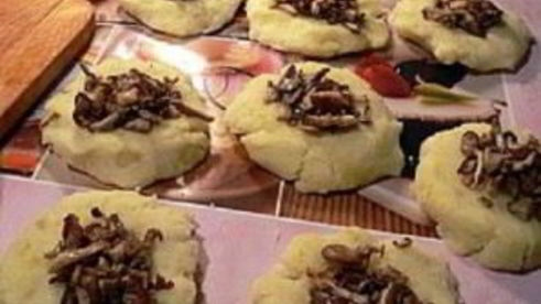 постные картофельные зразы с грибами