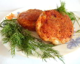 Рыбные зразы с креветками