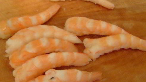 рыбные зразы с креветками