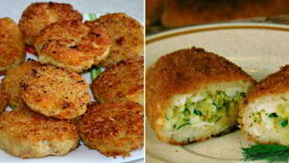 Рыбные зразы с яйцом и луком