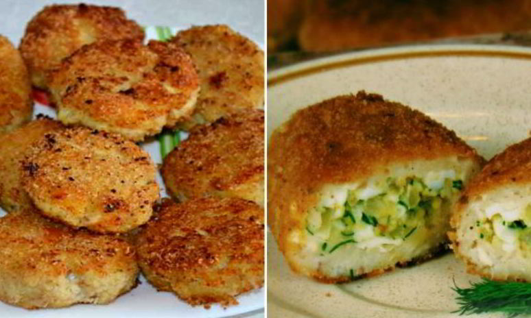 Рецепт рыбных зраз с яйцом и луком