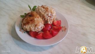 Тушеные картофельные зразы