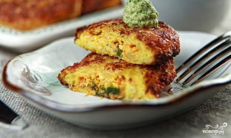 Рецепт вегетарианских зраз