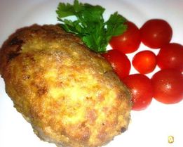 Зразы фаршированные грибами и яйцом