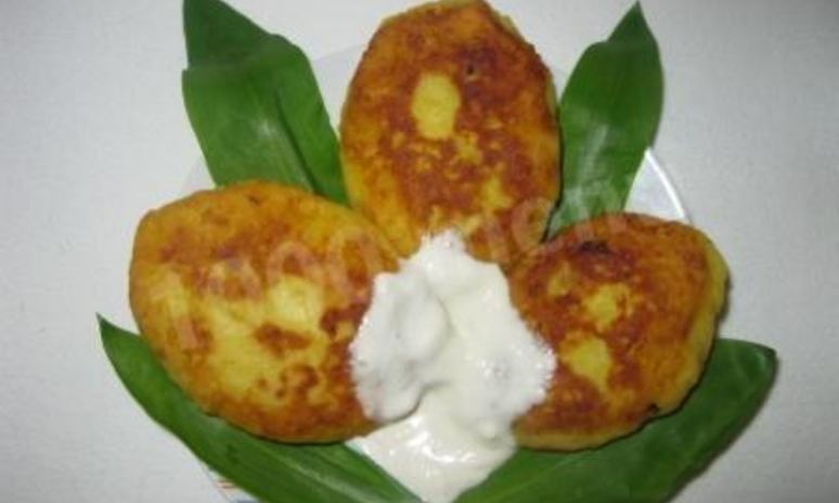 Рецепт зраз картофельных с горохом и грибами