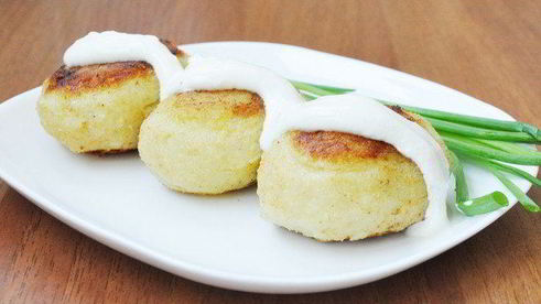 зразы картофельные с грибами и луком