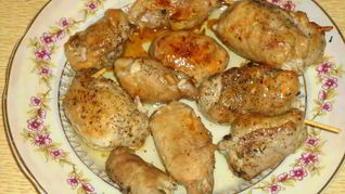 Зразы мясные в духовке Мираж