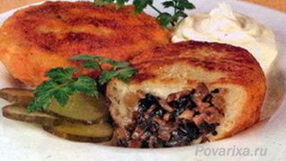 Зразы рыбные с черносливом
