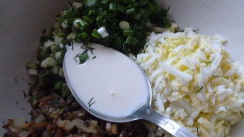 зразы рыбные с яично-грибной начинкой