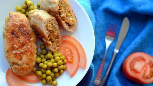 зразы с грибами и сыром