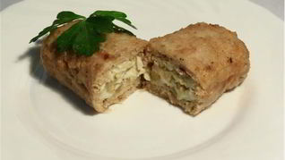 Зразы с грибами и яйцом