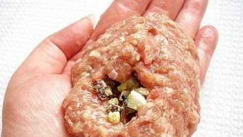 зразы с грибами и яйцом