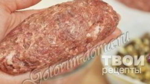 зразы с грибами, луком и яйцом