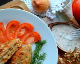 Зразы с макаронами