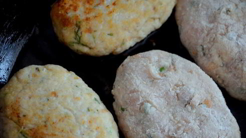 зразы с творогом и свежим кабачком