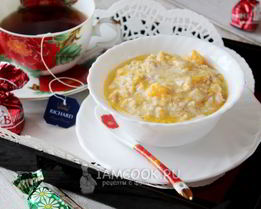 Геркулесовая каша с тыквой