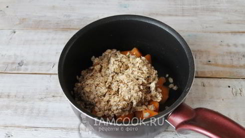 геркулесовая каша с тыквой