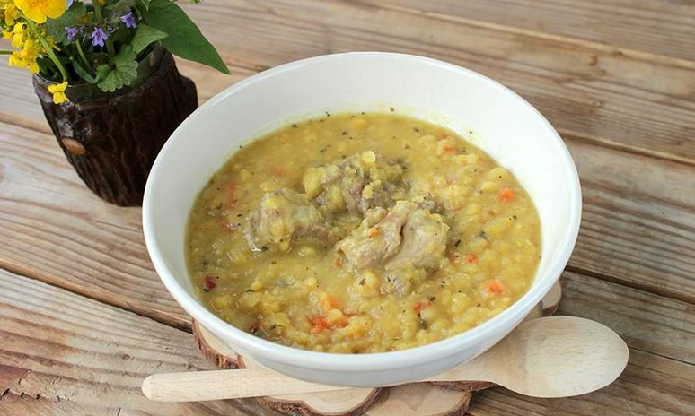 Рецепт гороховой каши с мясом в мультиварке