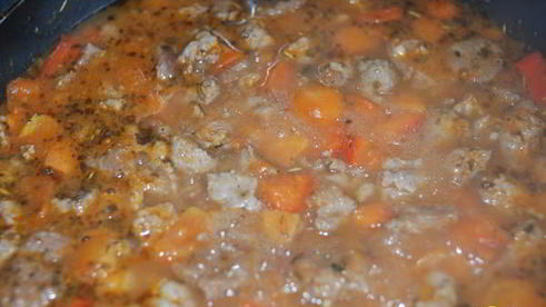 гречка по-флотски