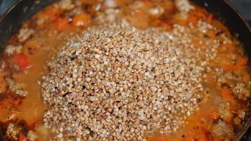 гречка по-флотски