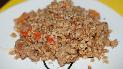 гречка по-флотски