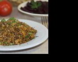 Гречка по купечески с фаршем