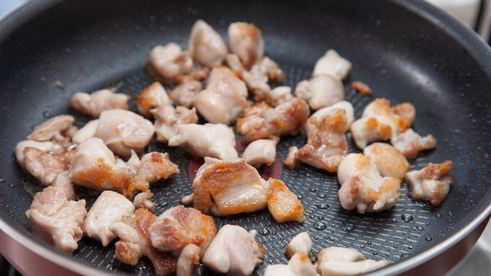 гречка по-купечески с курицей и зеленым луком