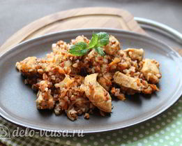 Гречка по-купечески с курицей