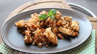 Гречка по-купечески с курицей