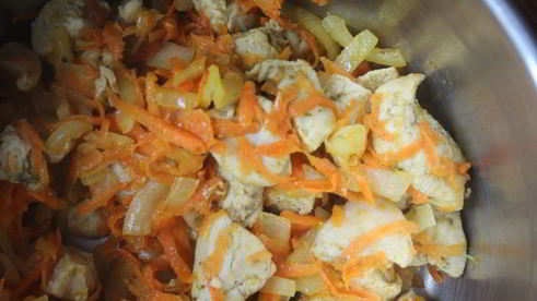 гречка по-купечески с курицей