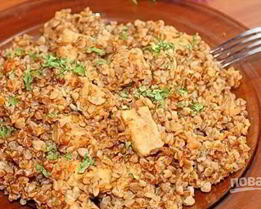 Гречка по-купечески томленая со свининой