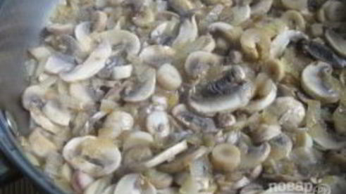 гречка с грибами и луком