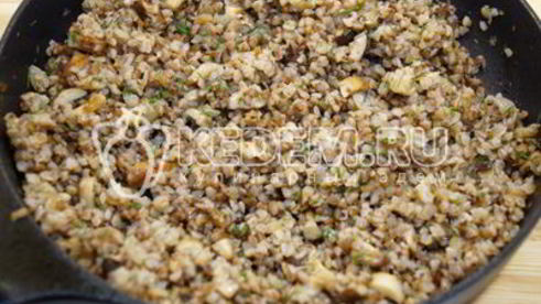 гречка с грибами