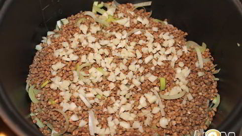 гречка с грудинкой в мультиварке