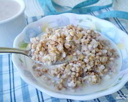 Гречка с кефиром для похудения