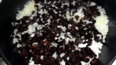 гречка с курицей и грибами