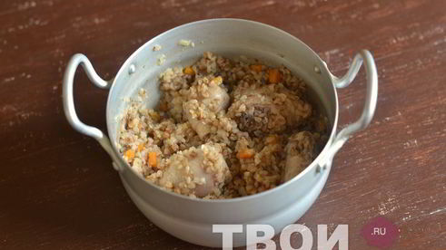 гречка с курицей