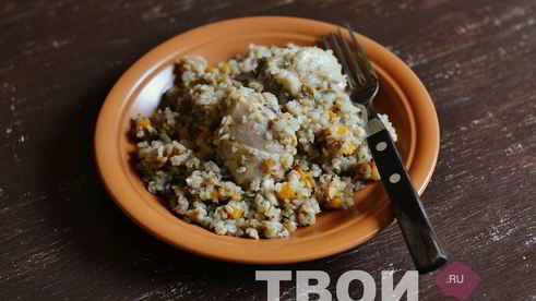 гречка с курицей