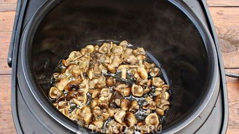 гречка с мясом и грибами в мультиварке