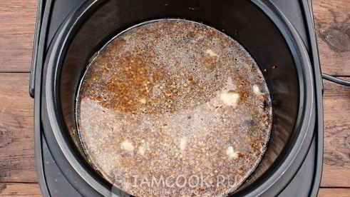 гречка с мясом и грибами в мультиварке