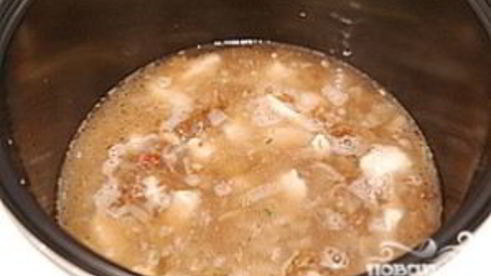 гречка с мясом в мультиварке
