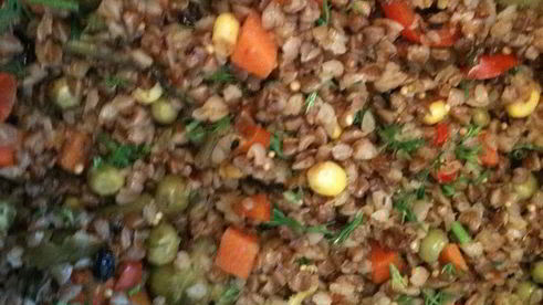 гречка с овощами для худеющих