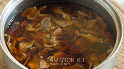 гречка с сушеными грибами
