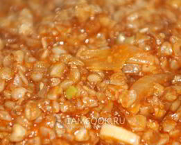 Гречка с тушенкой по-домашнему