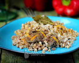 Гречка с тушенкой в мультиварке