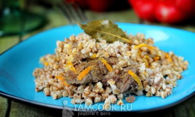 Рецепт гречки с тушенкой в мультиварке