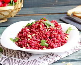 Гречка со свеклой