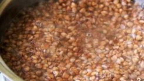 гречка со свининой с подливкой