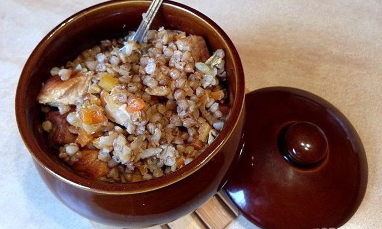 Рецепт гречки в горшочке с мясом